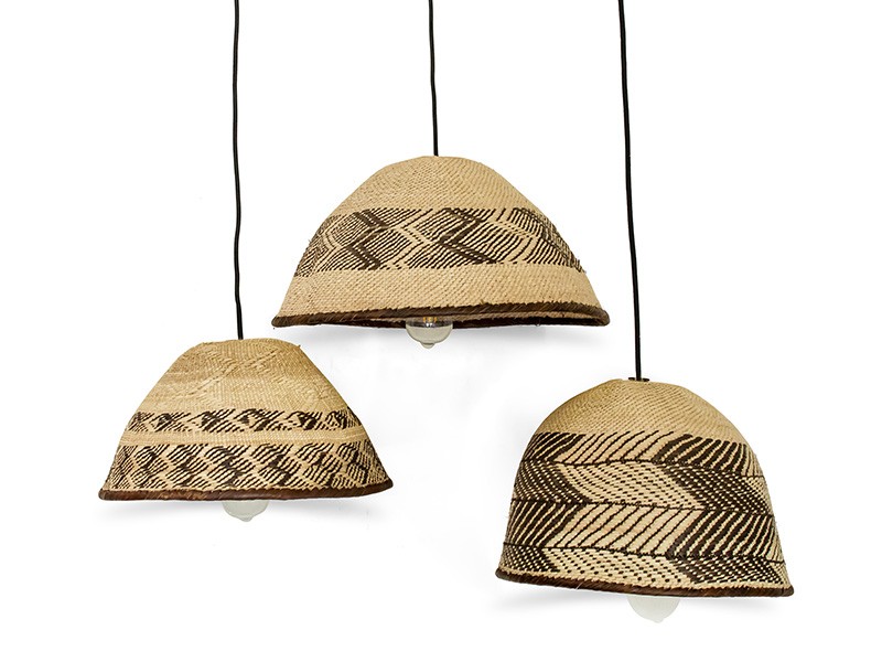 Binga Basket Lampshades - assorted